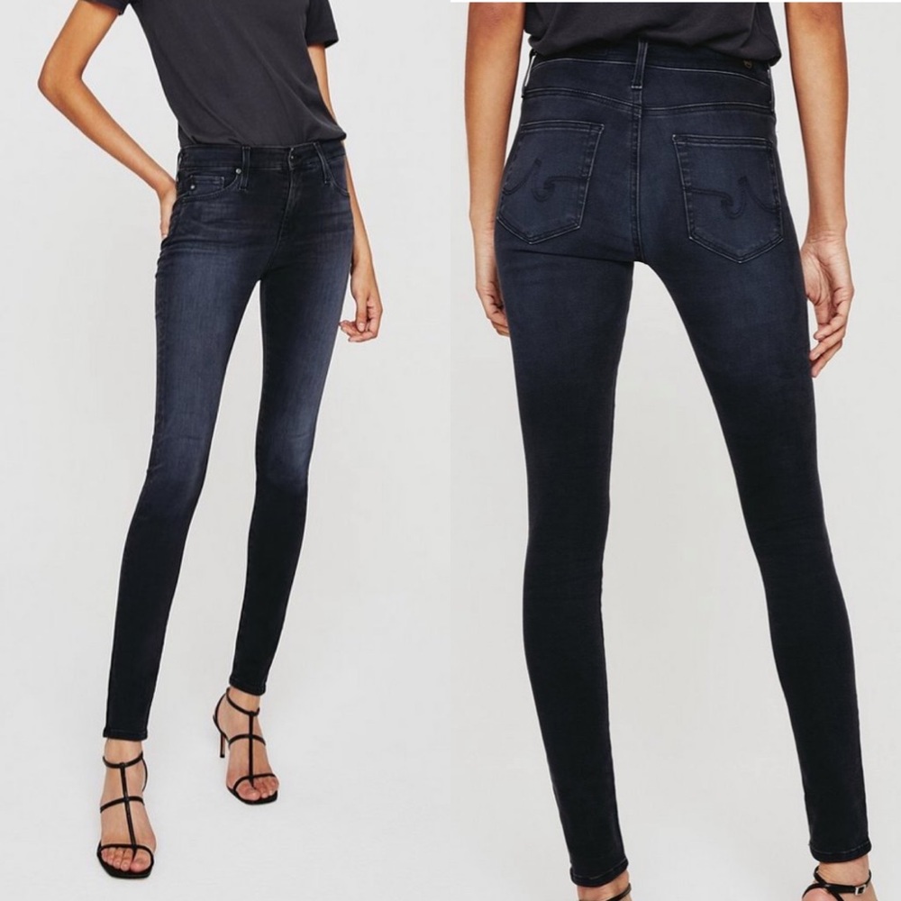 AG jeans - faded black - size 28R - the Farrah skinny